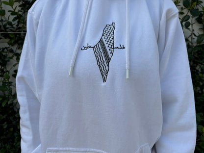 Keffiyeh Palestine Map - Hoodie