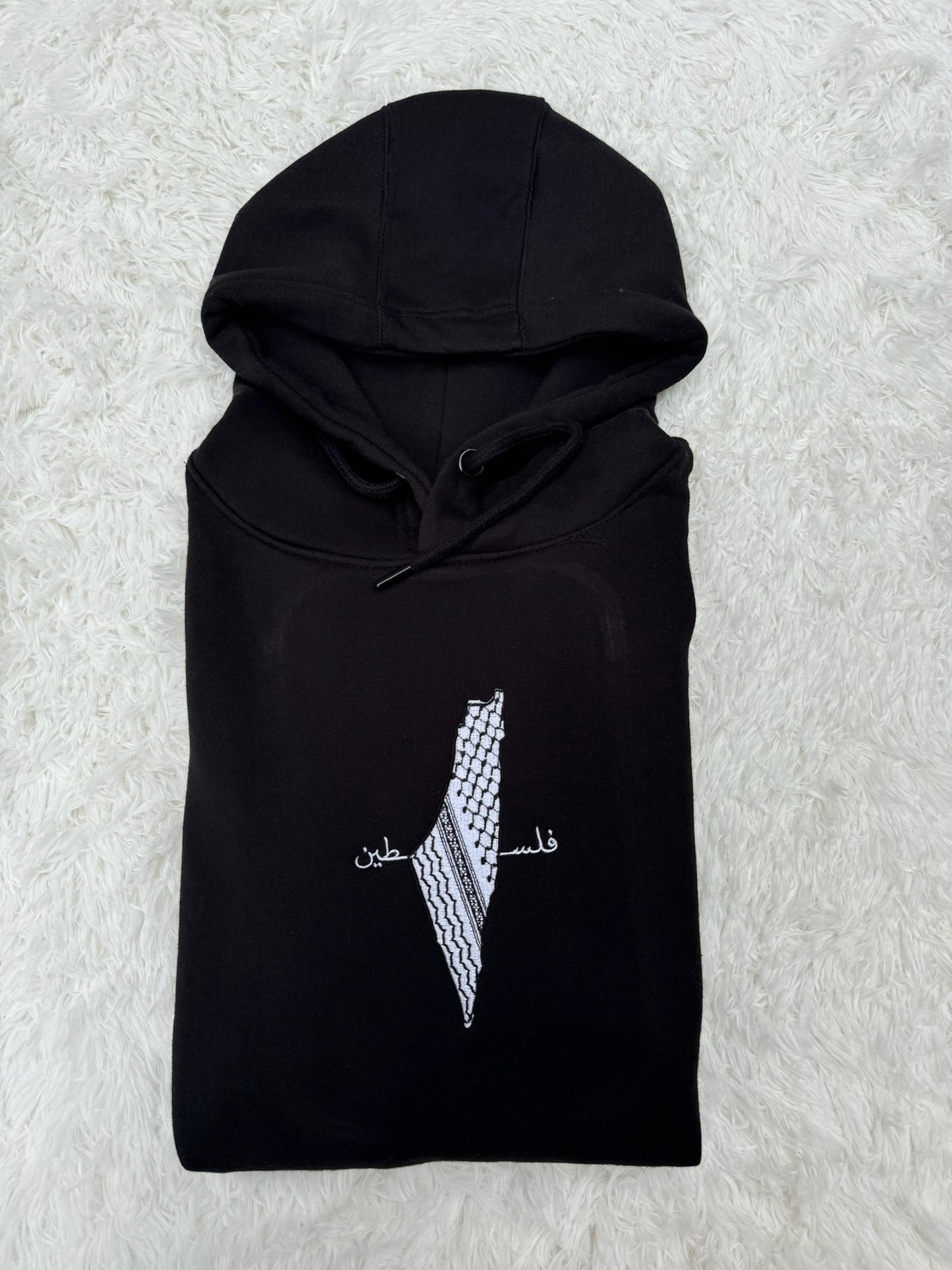 Keffiyeh Palestine Map - Hoodie